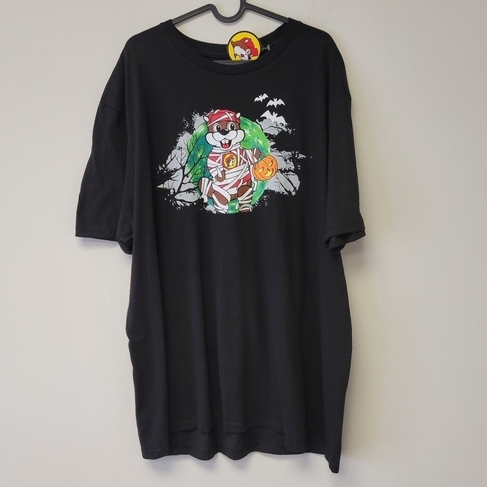 Bucees Halloween Boo Crew Glow in the Dark t-shirt Black 2XL